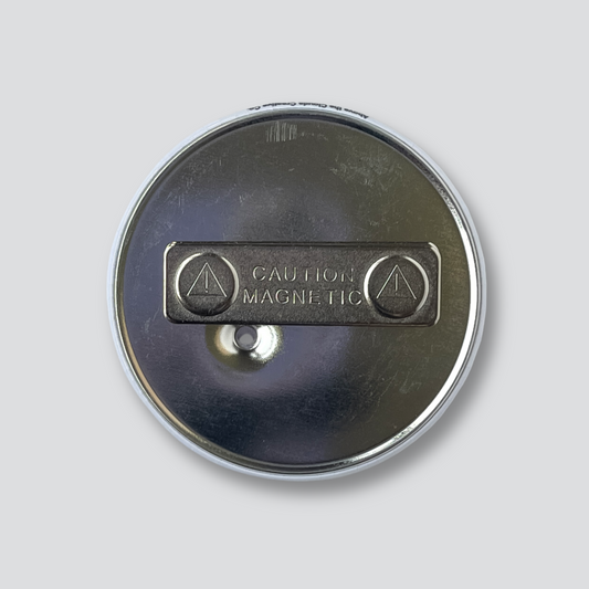 “Never Lost a Tailgate” Garnet Magnetic Game Day Button